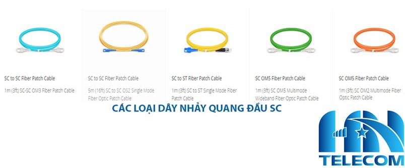 Các loại dây nhảy quang sc thông dụng