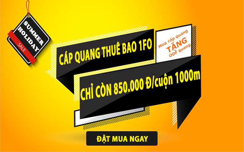 Mua cáp quang 1Fo tặng ODF quang