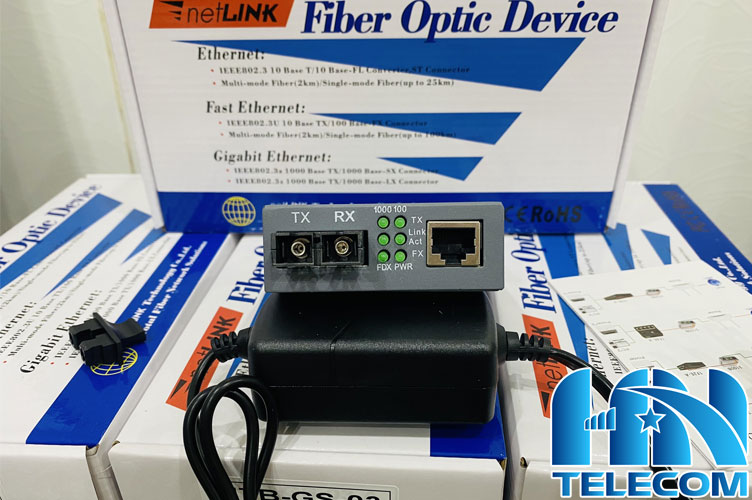Fiber Media Converter Netlink 1000M