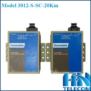 Converter 3onedata model 3012-s-sc-20km