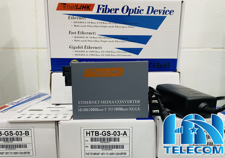 Converter quang 1 sợi Netlink 1G