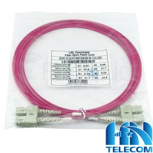 SC-SC OM4 Fiber Patch cord Duplex