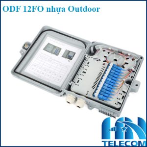 ODF quang 12 core ngoài trời đầy đủ phụ kiện