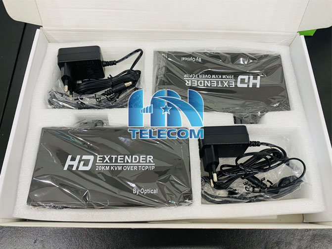 Bộ kéo dài tín hiệu HDMI qua cáp quang 1080p 20km