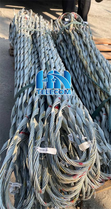 Bộ treo néo cáp quang kv100