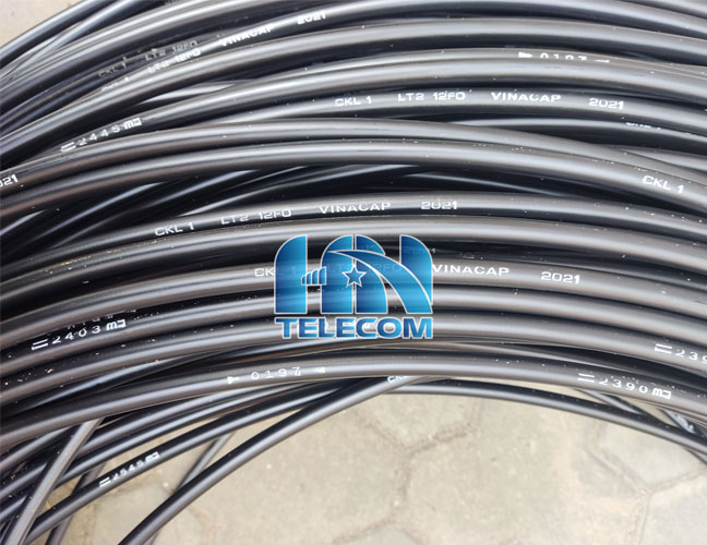 Sợi cáp cống kim loại 12 core vinacap