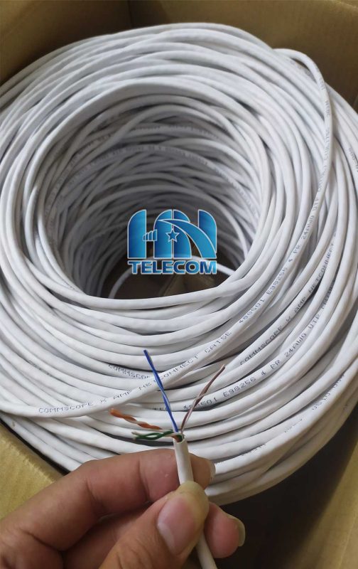 Cấu trúc cáp mạng cat5e amp commscope