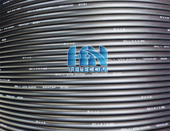 Cáp quang cống 24Fo kim loại ckl