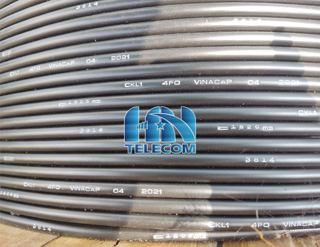 Cáp quang cống kim loại 4Fo chôn trực tiếp