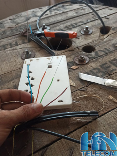 Hàn nối cáp quang treo 8Fo