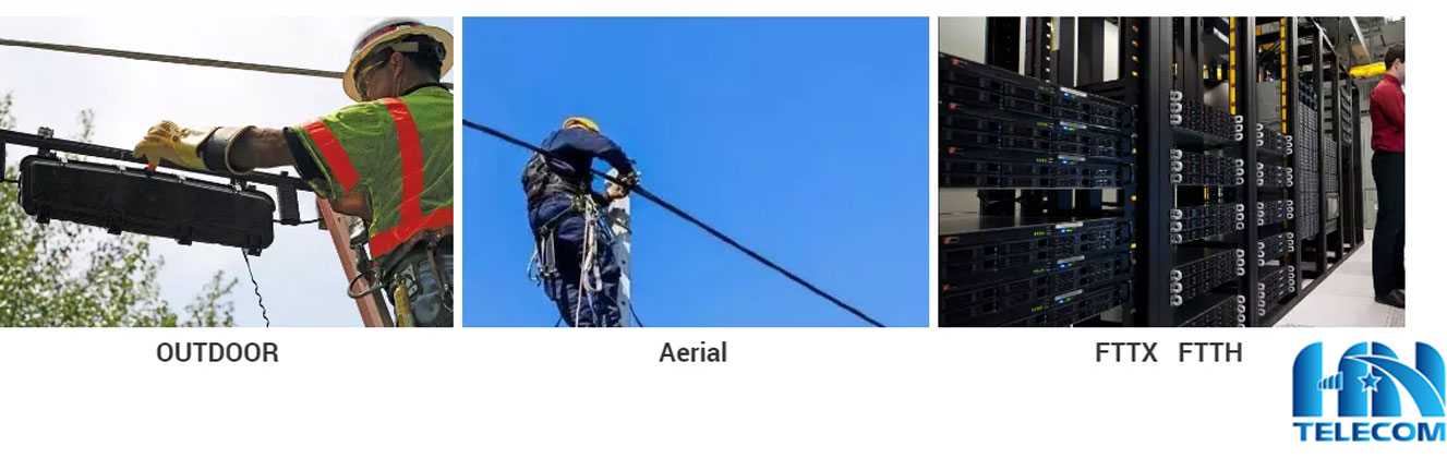 Ứng dụng cáp quang 24fo OM2 multimode