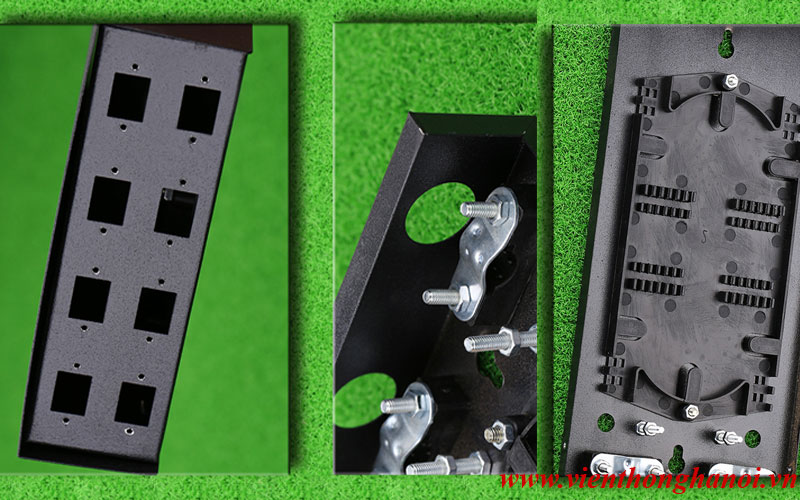 Chi tiết bên trong hộp ODF 8Fo vỏ sắt