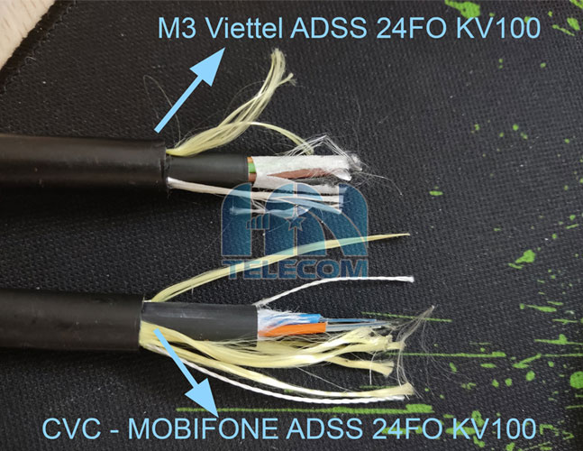 So sánh cáp quang adss 24fo kv100