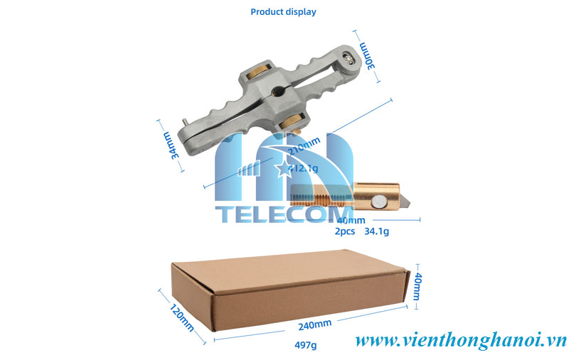 Kích thước dao cắt vỏ cáp