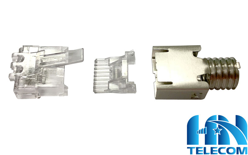 Hạt mạng 3 mảnh cat6 Utp commscope chính hãng