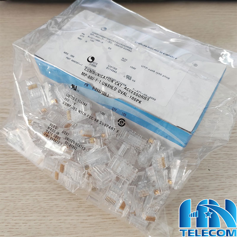 Hạt mạng Cat6 RJ45 chính hãng Commscope