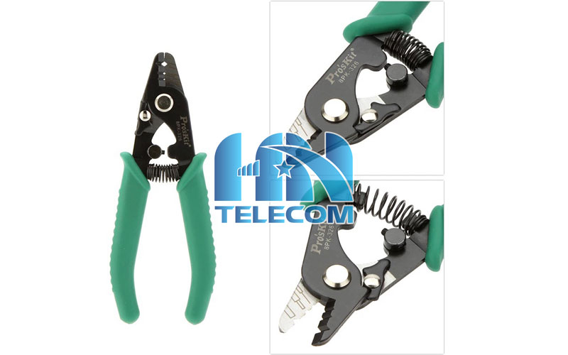 Kìm tuốt sợi quang 3 lỗ cao cấp