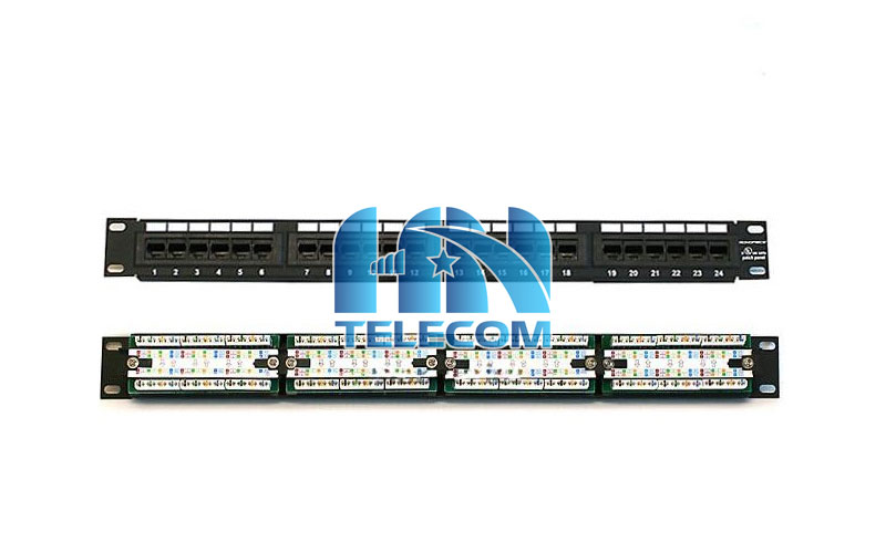 Thanh đấu nối patch panel 24 port cat5e commscope
