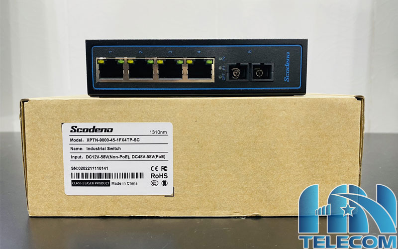 Switch công nghiệp 4 cổng POE