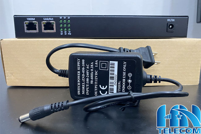 switch quang 8 cổng quang 1000mbps