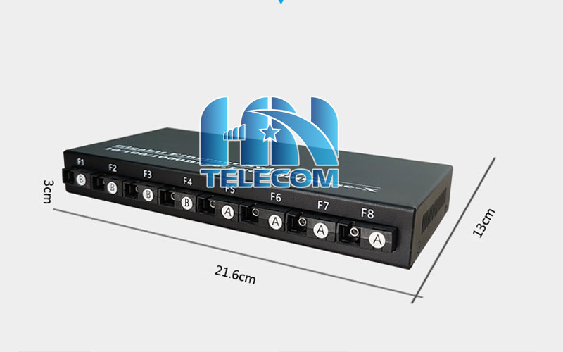 Kích thước sản phẩm switch quang