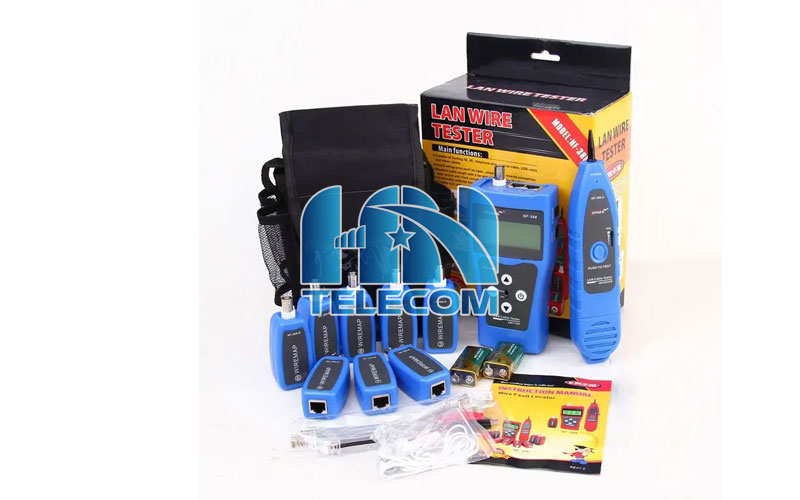 Phụ kiện đi kèm máy test mạng nf-388