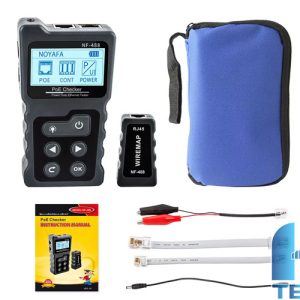 phụ kiện đầy đủ của máy test mạng noyafa poe nf-488
