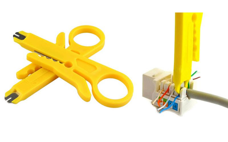 Dụng cụ nhấn dây cáp mạng
