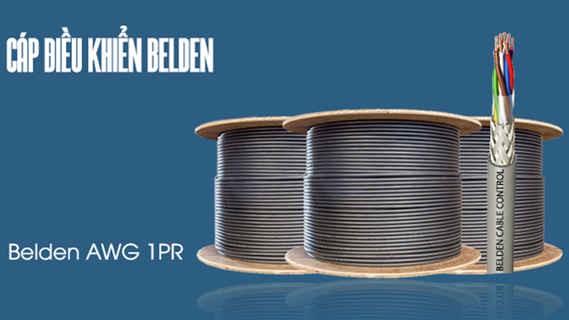 Cáp điều khiển belden 8670 2 sợi