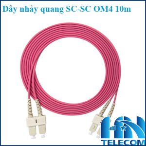 Dây nhảy quang SC-SC om4 10m multimode
