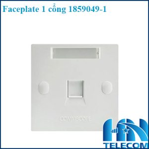 Mặt nạ mạng 1 cổng commscope vuông