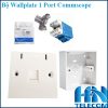 Bộ wallplate 1 port vuông commscope