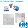 Bộ wallplate 2 port vuông commscope