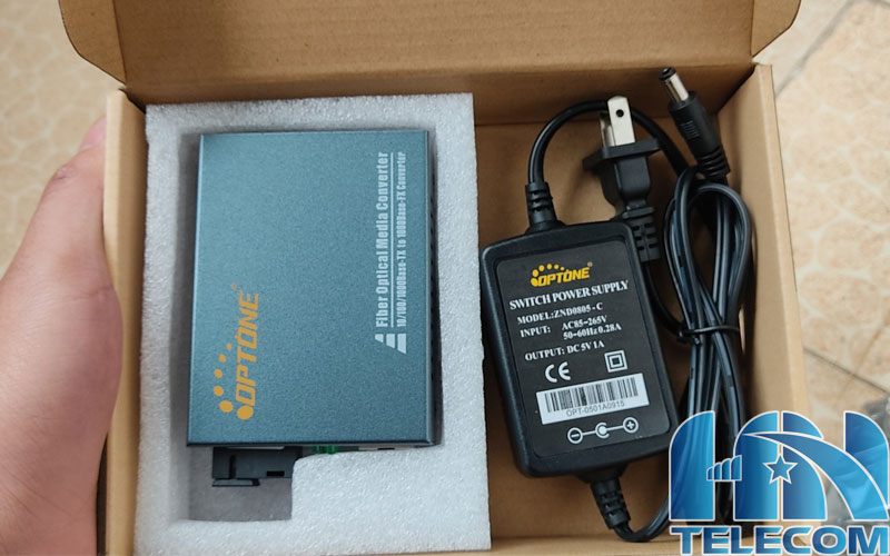 Converter quang Optone 1 sợi 1000m