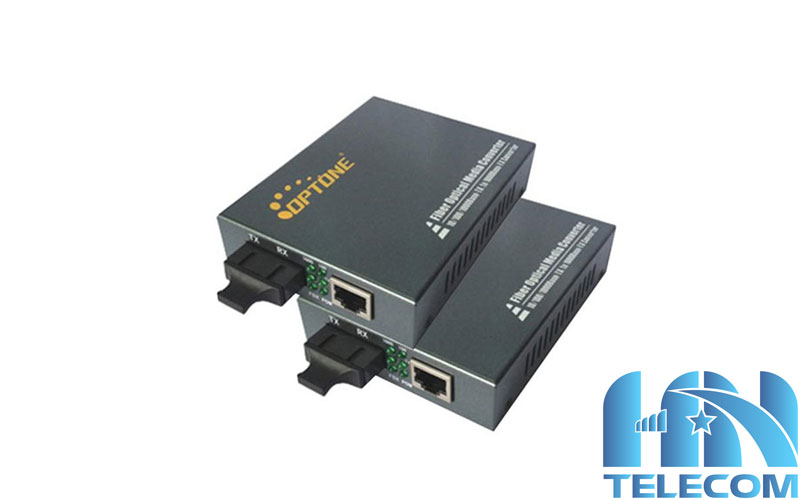 Bộ chuyển đổi quang điện optone 2 sợi 100