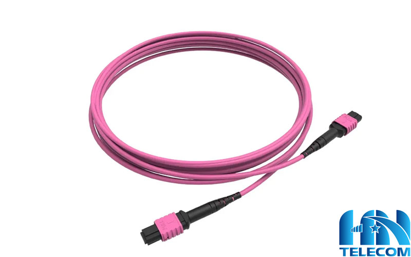 Dây nhảy quang MPO 12 sợi OM4 đa mốt