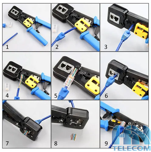 Hướng dẫn sử dụng kìm mạng xuyên thấu