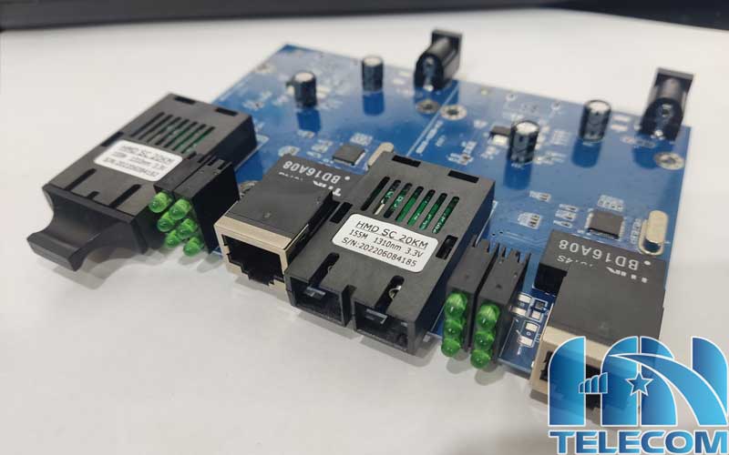 Mạch converter 2 sợi 100M