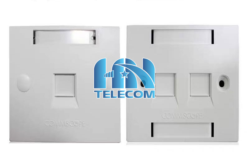 Mặt 1 port faceplate vuông