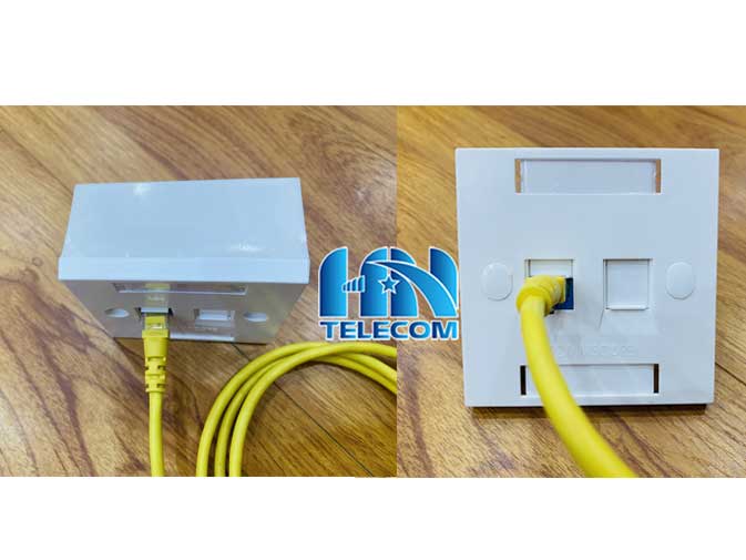 Bộ wallplate 2 port commscope
