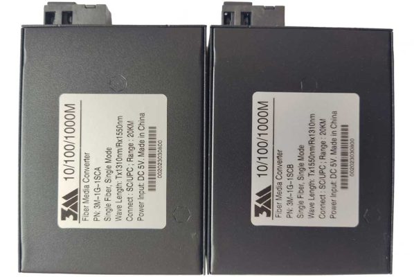 Converter quang 3M 1 sợi 1g 3M-1G-1SC-A/B