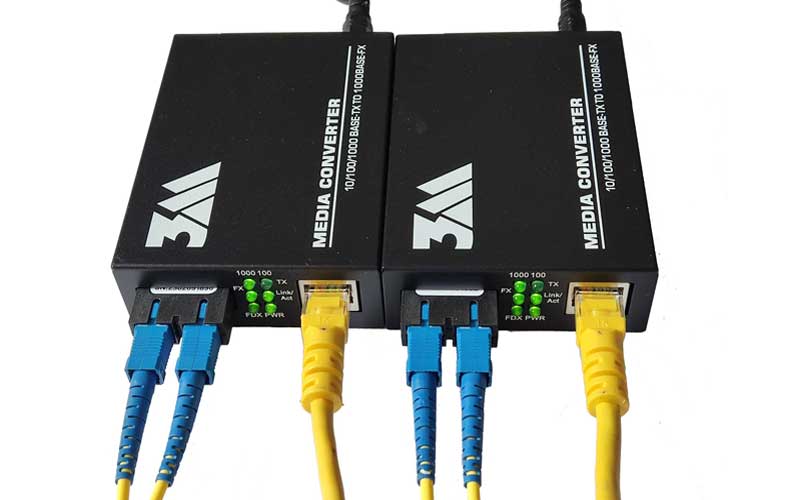 Converter quang 3M 2 sợi 1g 3M-1G-2SC  chính hãng