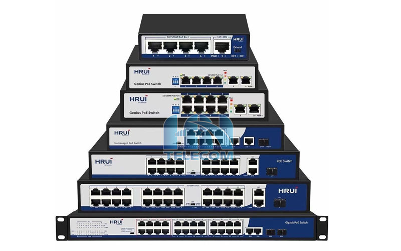 Bô chia mạng Switch POE hrui các loại