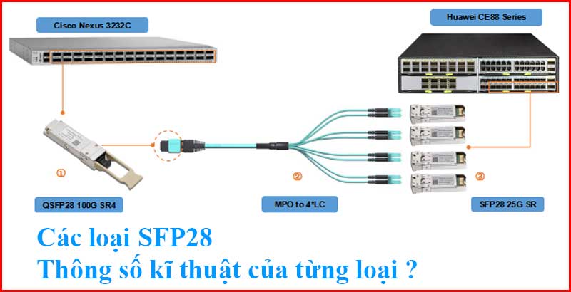 Các loại Sfp28