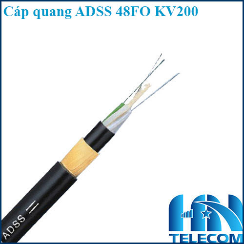 Cáp quang treo ADSS 48Fo KV200