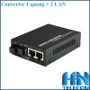 Converter 1 cổng quang 2 cổng aln