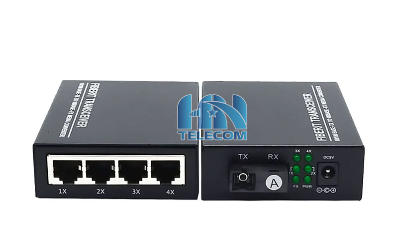 Converter 1 cổng quang 4 cổng LAN 1000M