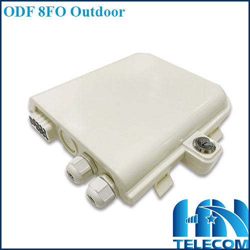 Hộp phối quang ODF 8fO nhựa ngoài trời