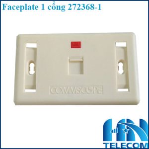 Mặt mạng 1 cổng wallplate amp/commscope