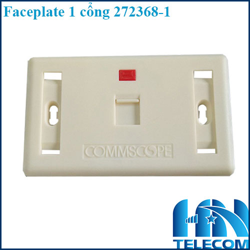 Mặt mạng 1 cổng wallplate amp/commscope